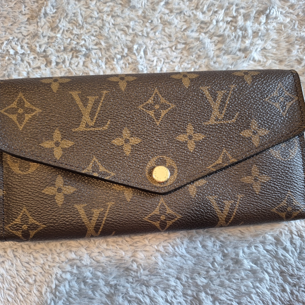 Louis Vuitton Brown Monogram Wallet Iconic Design